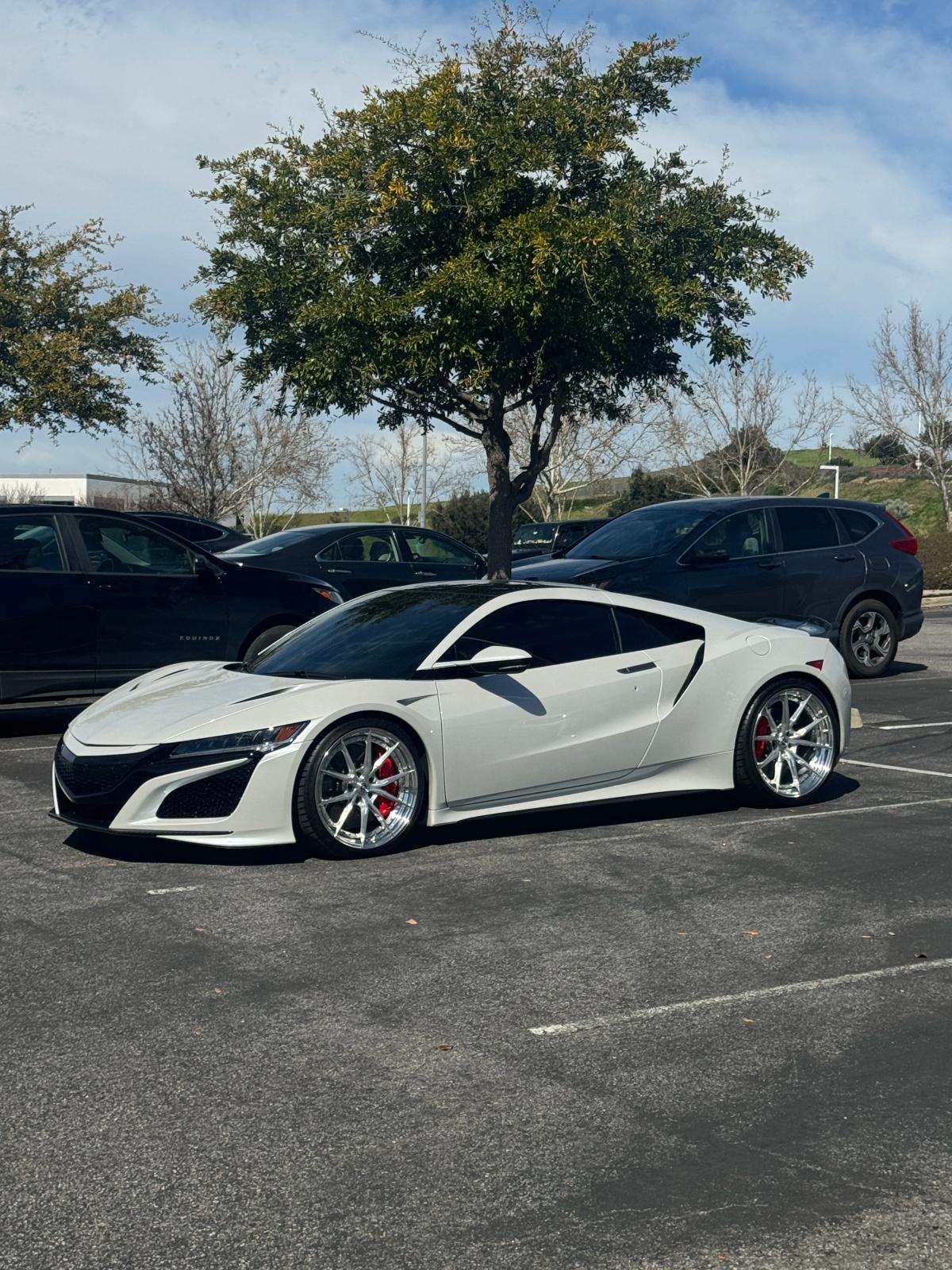Jantes forgées sur-mesure Onyx Forged montées sur la NSX de Thomas