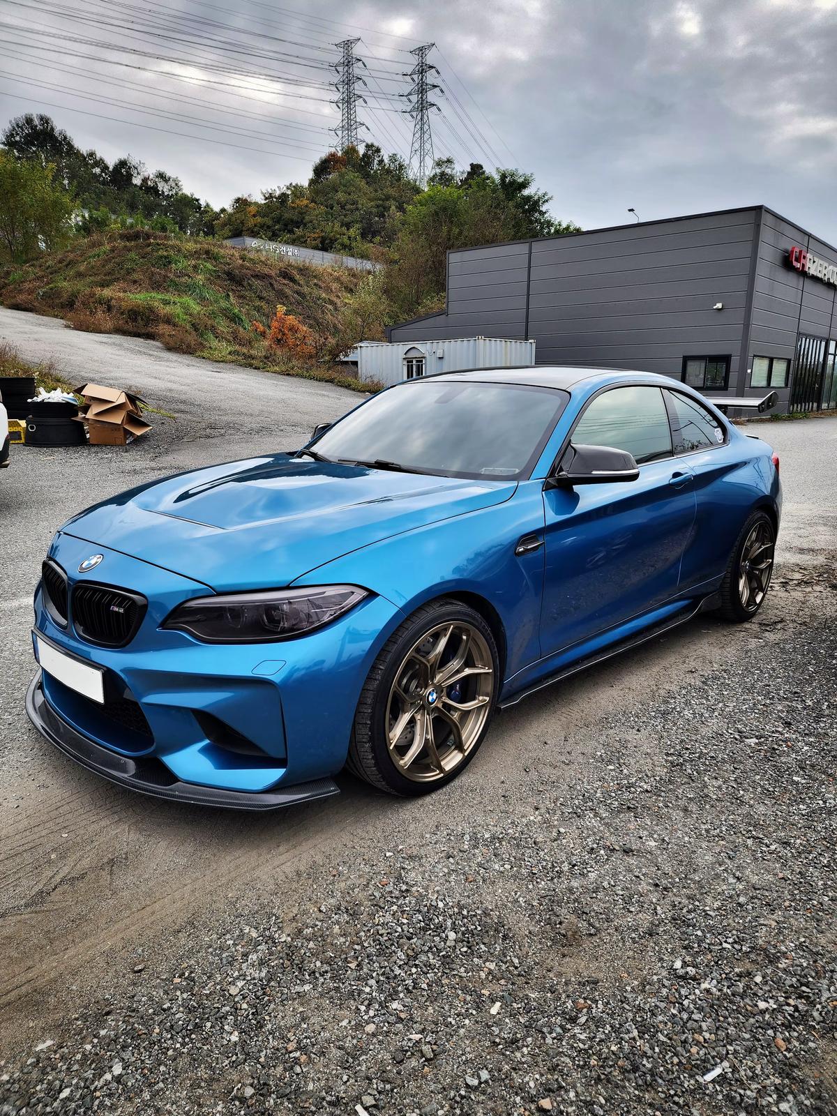 Jantes forgées sur-mesure Onyx Forged montées sur la BMW M2 Competition d'Alexandre