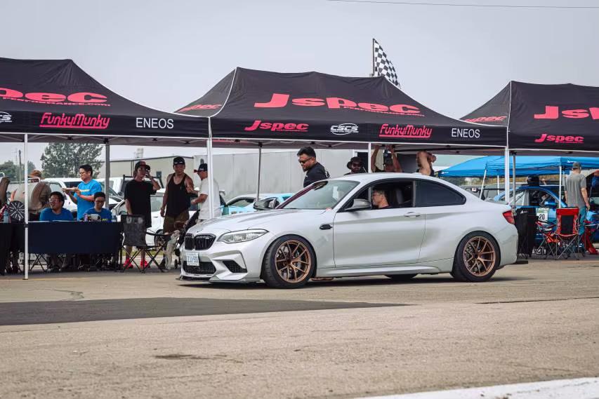 Jantes forgées sur-mesure Onyx Forged montées sur la BMW M2 (F87) de Julien